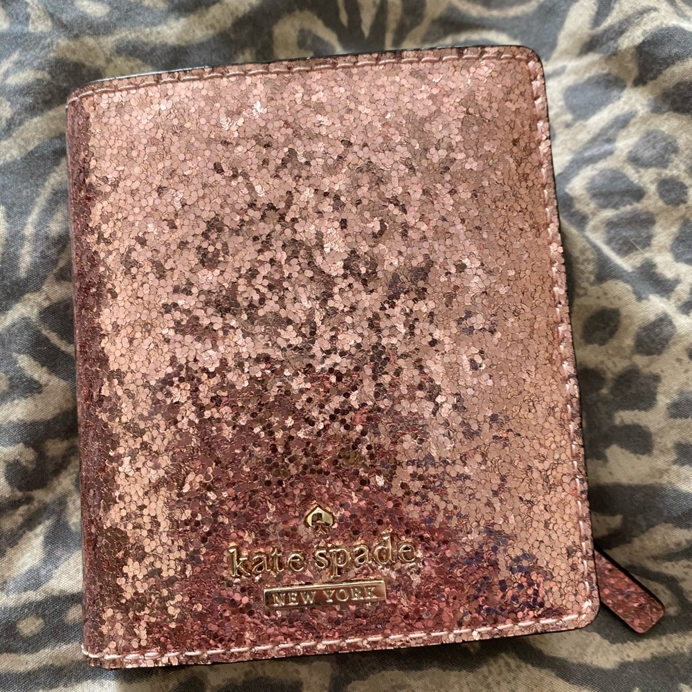 Small Kate Spade glitter wallet